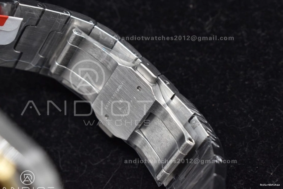 YG SS Bracelet Contemporary 1:1 de YG MIYOTA 1053 Best 40mm BVF on Cartier Santos Edition SS V 9015 White Dial SmartLinks 0509